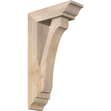 Legacy Traditional Smooth Bracket w/ Offset Brace, Douglas Fir, 5 1/2"W x 16"D x 28"H